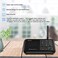 Wuloo Intercoms Wireless for Home 5280 Feet Range 10 Channel 3 Code, Wireless Intercom System for Home House Business Office, Room to Room Intercom, Home Communication System (3 Packs, Black)