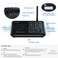 Wuloo Intercoms Wireless for Home 5280 Feet Range 10 Channel 3 Code, Wireless Intercom System for Home House Business Office, Room to Room Intercom, Home Communication System (3 Packs, Black)