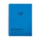 Lihit lab. Refillable Notebook (Journal), Lined Paper, 9.9 X 7.3 Inches, Blue (N1608-8)