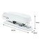 Rapesco Stapler Eco Spinna, Front Push-Button Loading - 50 Sheet Capacity (1390)