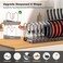 Housolution Pot and Pan Lid Organizer Holder Storage Rack, Bronze