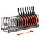 Housolution Pot and Pan Lid Organizer Holder Storage Rack, Bronze