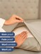 CGK Unlimited Extra Deep Cal King Sheet Set - 4 Piece Cooling Sheets - Heathered Beige