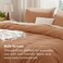 Bedsure King Comforter Set Prewashed Soft Bedding Set 3PCS Pumpkin 104"x90