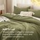 Bedsure Queen Comforter Set Prewashed Soft Bedding 3PCS Olive Green 90"x90