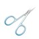 Motanar 2PCS Eyebrow Scissor Makeup Manicure Nails Cuticle Scissors Blue A