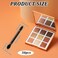 Salbsever 50 Pcs Eyeshadow Applicators, Eyeshadow Brush Dual Side for Makeup