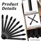 Salbsever 50 Pcs Eyeshadow Applicators, Eyeshadow Brush Dual Side for Makeup