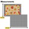 Iconikal 2-Sided Black Gingham Reversible Disposable Paper Place Mats 14 X