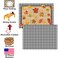 Iconikal 2-Sided Black Gingham Reversible Disposable Paper Place Mats 14 X