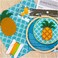 Dimensions Needle Craft Pineapple Wool Felt Applique Embroidery Craft Kit, 6''
