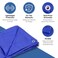 Kotap 12 X 32 Ft. All-Purpose Multi-Use Protection/Coverage 5-MIL Poly Tarp, Waterproof, Blue, (TRA-1232)