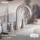 Moen 84023SRN Ronan 2-Handle Widespread Bathroom Faucet, Bn