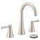 Moen 84023SRN Ronan 2-Handle Widespread Bathroom Faucet, Bn