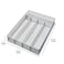 Ybm home Mesh 5-Part in-Drawer Cutlery Organizer Kitchen Utensil Flatware Tray Model 196