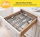 Ybm home Mesh 5-Part in-Drawer Cutlery Organizer Kitchen Utensil Flatware Tray Model 196