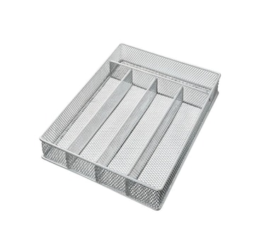 Ybm home Mesh 5-Part in-Drawer Cutlery Organizer Kitchen Utensil Flatware Tray Model 196