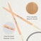 KnitPro Basix Beech Fixed Circular Needles 16" (40CM) Us Size 7 (4.5mm)