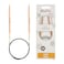 KnitPro Basix Beech Fixed Circular Needles 16" (40CM) Us Size 7 (4.5mm)