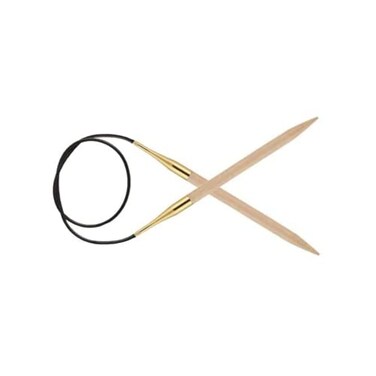 KnitPro Basix Beech Fixed Circular Needles 24" (60CM) Us Size 7 (4.5mm)