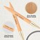 KnitPro Basix Beech Fixed Circular Needles 32" (80CM) Us Size 17 (12MM)