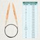 KnitPro Basix Beech Fixed Circular Needles 32" (80CM) Us Size 17 (12MM)