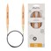 KnitPro Basix Beech Fixed Circular Needles 60" (150CM) Us Size 19 (15MM)