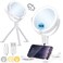 Kookin 1X/10X Magnifying Mirror with Light, Travel Makeup Mirror, White