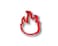 Arbi Design Fire Flame Cookie Cutter (1 Inch)