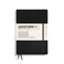 Leuchtturm1917 Notebook Hardcover Composition B5-219 Numbered Pages for Writing and Journaling (Black, Squared)