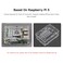 Waveshare Clear Acrylic Case for Raspberry Pi 5, Supports Installing Official Active Cooler