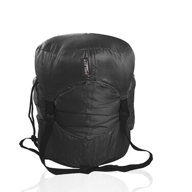 Frelaxy Compression Sack, Ultralight Sleeping Bag Stuff Sack 11L/ 18L/ 30L/45L/52L, Compression Stuff Sack - Space Saving Gear for Camping, Hiking, Backpacking (Black, M)