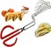 Tliocas 2 Sets Taco Maker Press Fried Taco Shells Mold Crisp Deep Fryer Kitchen Tools Gadgets