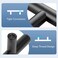 Ravinte Black Cabinet Handles, 30 Pack Drawer Pulls, 4 Inch Hole Center