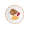 Juliska Bamboo Natural Side/Cocktail Plate