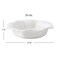 Juliska Berry & Thread Scallop Pasta - Whitewash