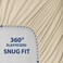 Cathay Home Full Sheet Set, Ultra- Soft Microfiber Bed Sheets, Cream