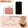 Vocoste Floral Compact Mirror, Pink