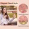 Vocoste Floral Compact Mirror, Pink