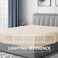 Cathay Home Full Fitted Sheet Only, 16" Deep Pocket, Cream