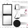 Colingmill Foldable Full Length Mirror Portable, Black, 24.6" L X 11.2" W