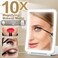 Mocado 10X/1x Magnifying Mirror with Light, Travel Makeup Mirror with Light
