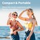 Heysong Waterproof Shower Bluetooth Speaker, Portable with Clear Sound