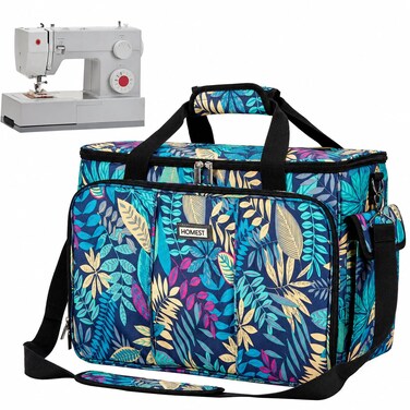 Homest Sewing Machine Carry Case, with Shoulder Strap and Front Pocket