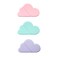 Dearcloud Dermaplaning Razor Set of 3 Face Razor (Pastel Clouds)