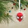 Hallmark Marvel Spider-Man Face on Web Christmas Ornament, Metal