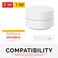 Brainwavz Screwless Wall &amp; Ceiling Mount for Google WIFI Home Mesh System Holder, No Tools Required, Easy to Install, No Mess, No Drilling, Strong Vhb Adheasive Mount, White by Brainwavz