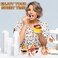 Jeffbaubl 100 Pack Dessert Cups, 2 Oz Plastic, Square Design, Clear