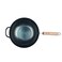 Zhensanhuan Handhammered Iron Wok Flat Bottom Induction Suitable (32CM Woodhandle with Help)