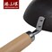 Zhensanhuan Handhammered Iron Wok Flat Bottom Induction Suitable (32CM Woodhandle with Help)